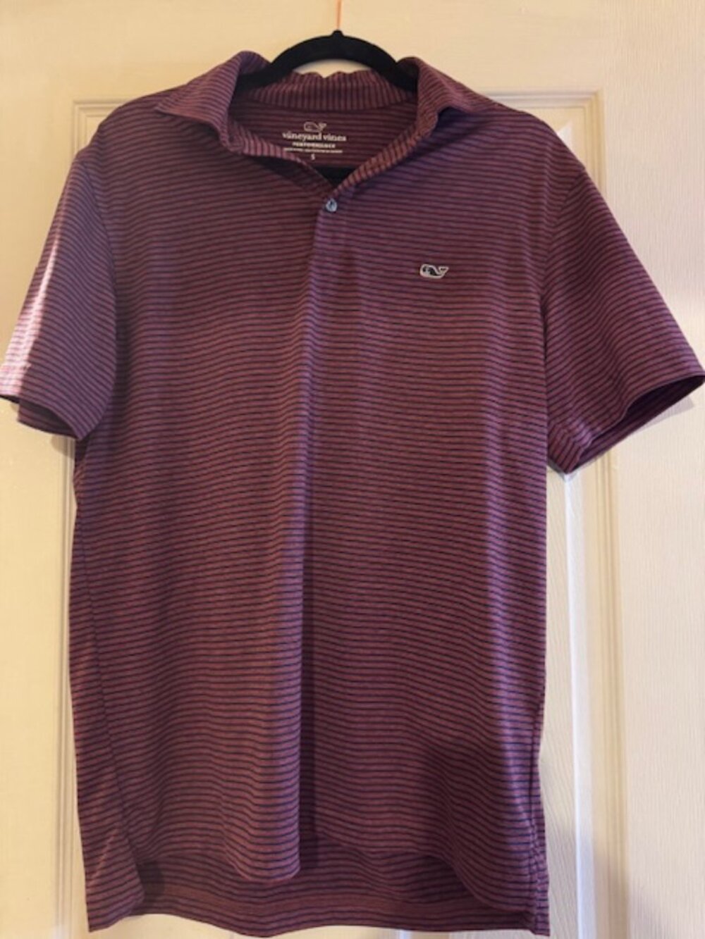 Vineyard Vines MEN Size SMALL Sankaty Performance Polo EUC